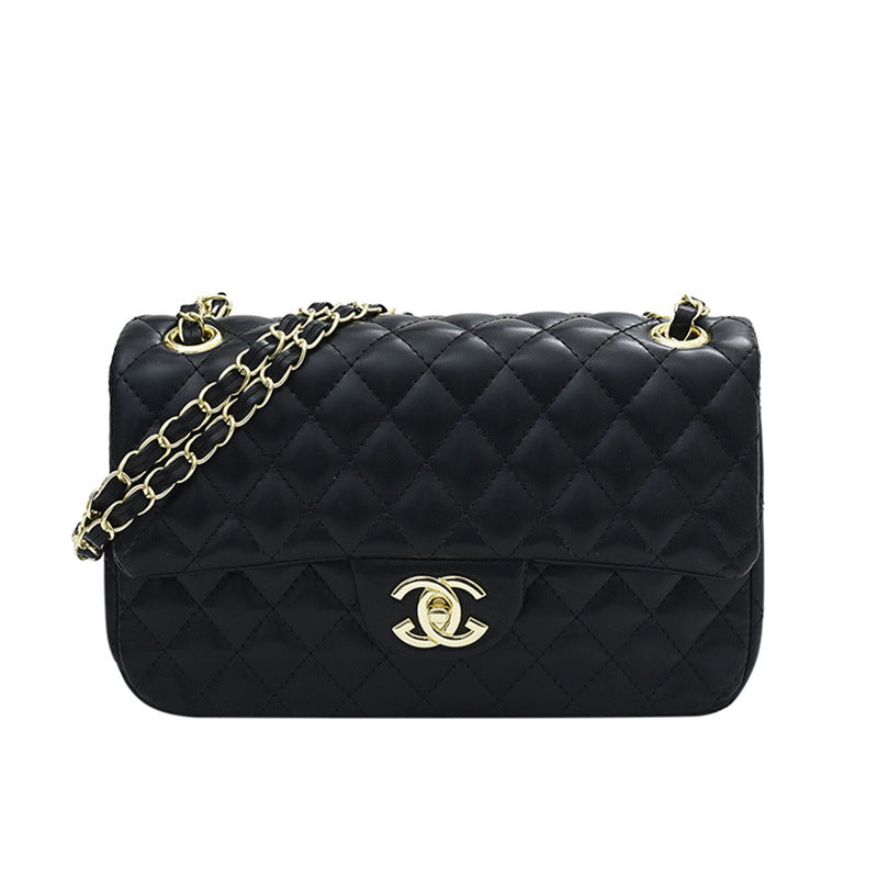 Durable Women's Rhombic Fashionable Simple Chain Women's Shoulder Bag