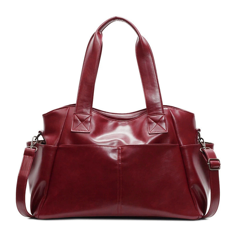 Lady Temperament Large Capacity Textured Fashion Women's Shoulder Bag