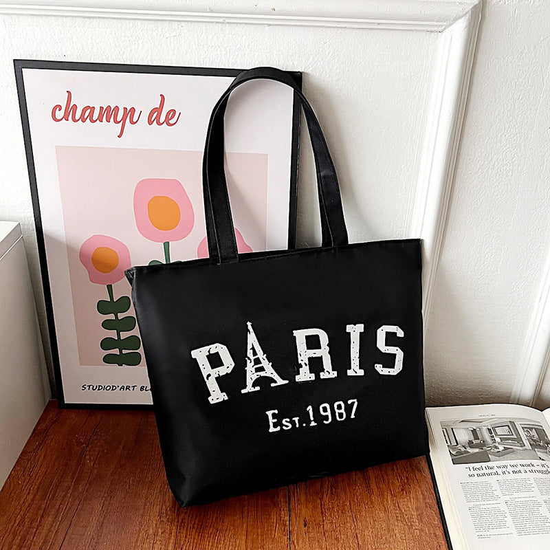 Women's Large Capacity Printed Fashion Canvas Portable Women's Shoulder Bag