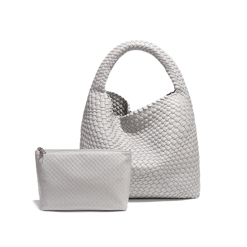 Women's Hand-woven Fashion Portable Korean Style Large Capacity Women's Shoulder Bag