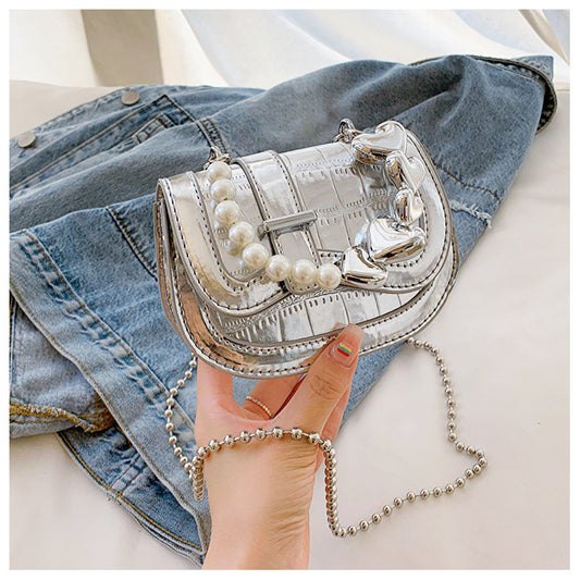 Women's Mini Summer Advanced Texture Fashion Shiny Crossbody Bags