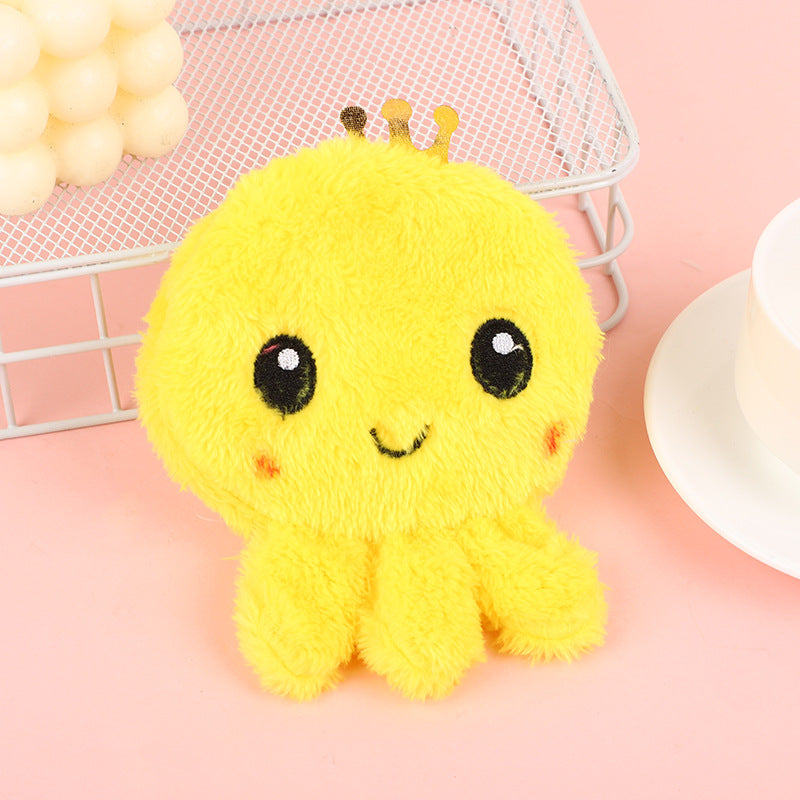 Korean Cute Octopus Cartoon Portable Mini Coin Purses