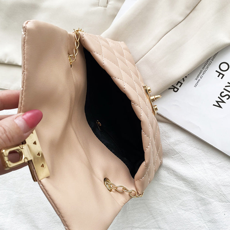 Women's Fashion Rhombus Embroidered Elegant Graceful Women's Shoulder Bag