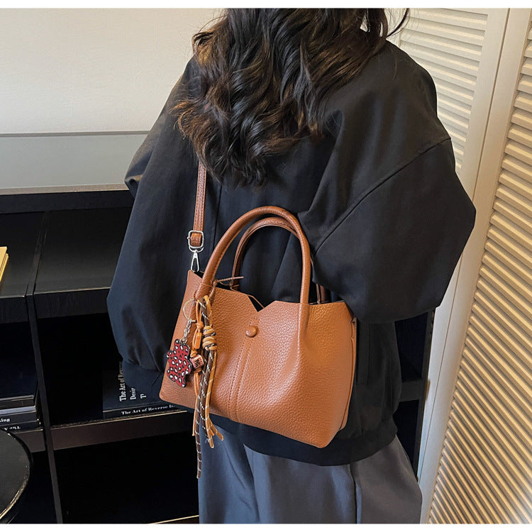 Women's Large Capacity Retro Simple Portable Leisure Women's Shoulder Bag