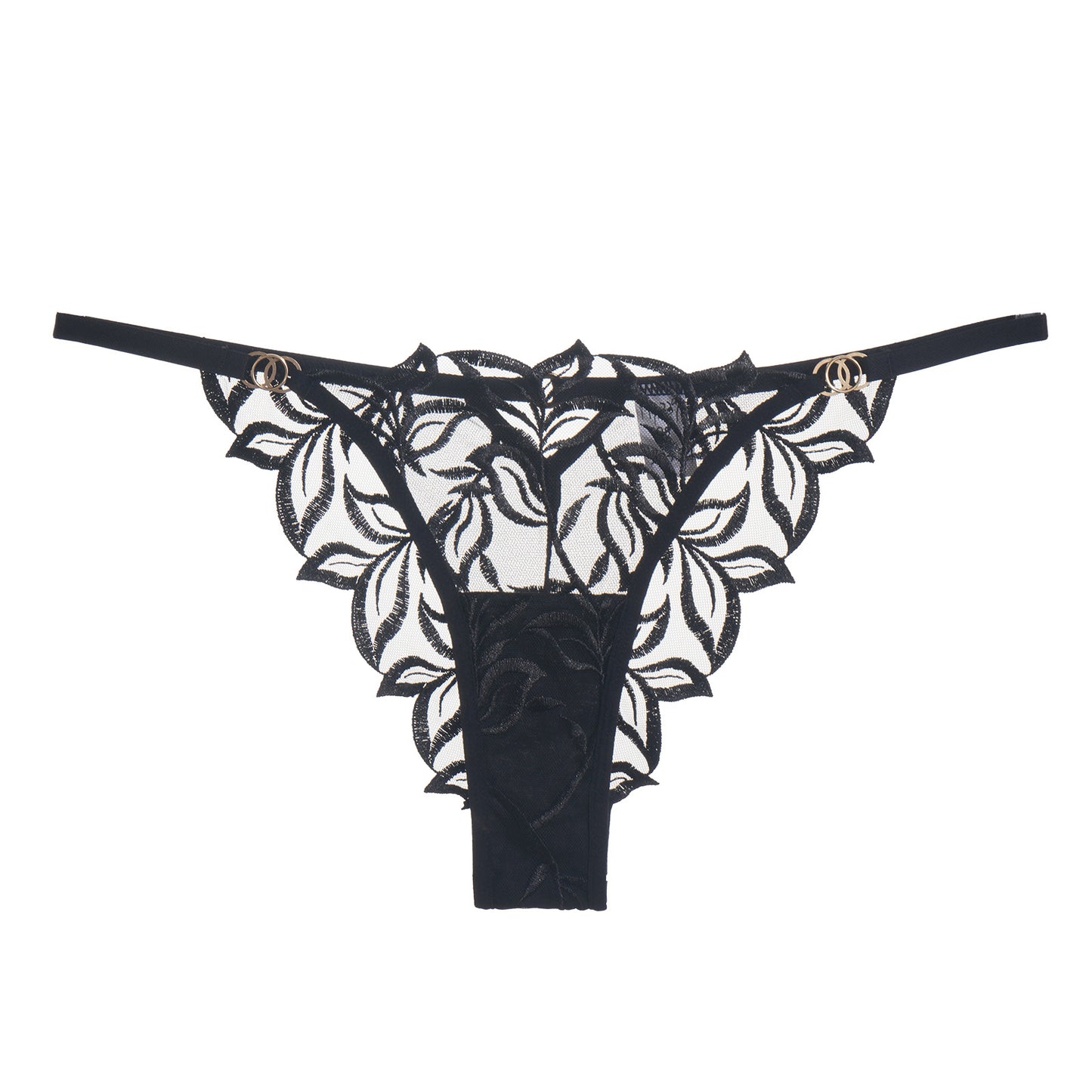 Women's Classic Embroidery Two Suit Underwear Fishbone Bras