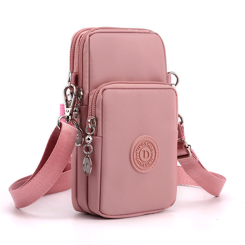 Fashion Female Oxford Cloth Vertical Mini Phone Bags