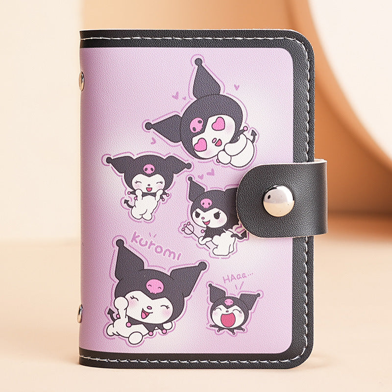 Women's & Men's & Cartoon Cute Personality Large Capacity Card Holder