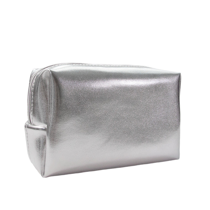 Soft Leather High-grade Three-piece Texture Waterproof Portable Object Cosmetic Bags