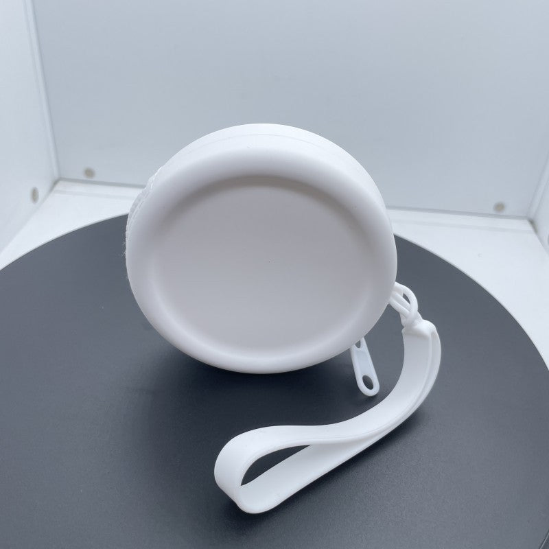 Children's Silicone Round Earphone Zipper Storage Pet Coin Purses