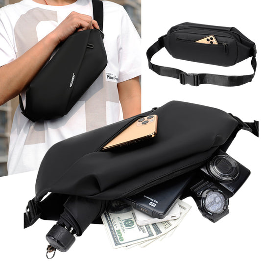 Men's Attractive Simple Versatile High-grade Waterproof Men's Chest Bags