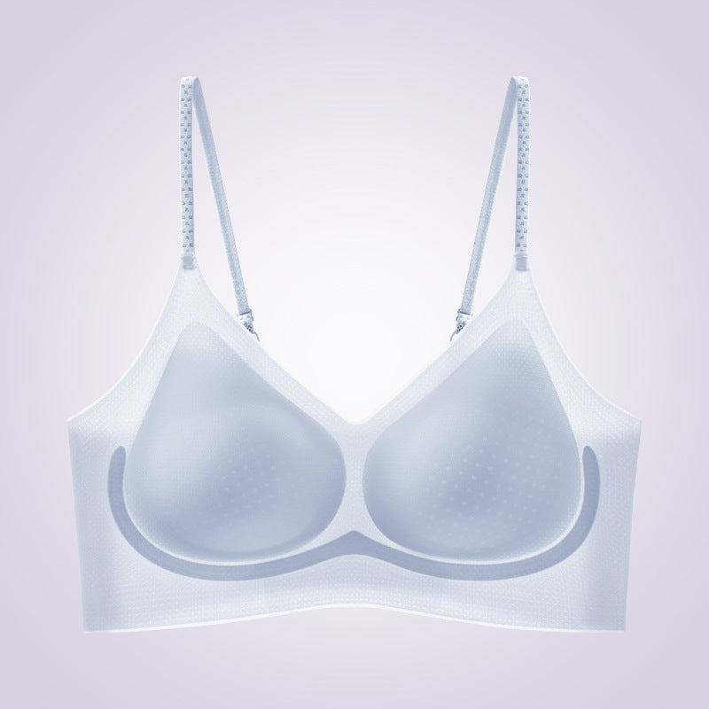 Women's Strap Seamless Underwear Summer Beauty Back Gathered Everyday Bras