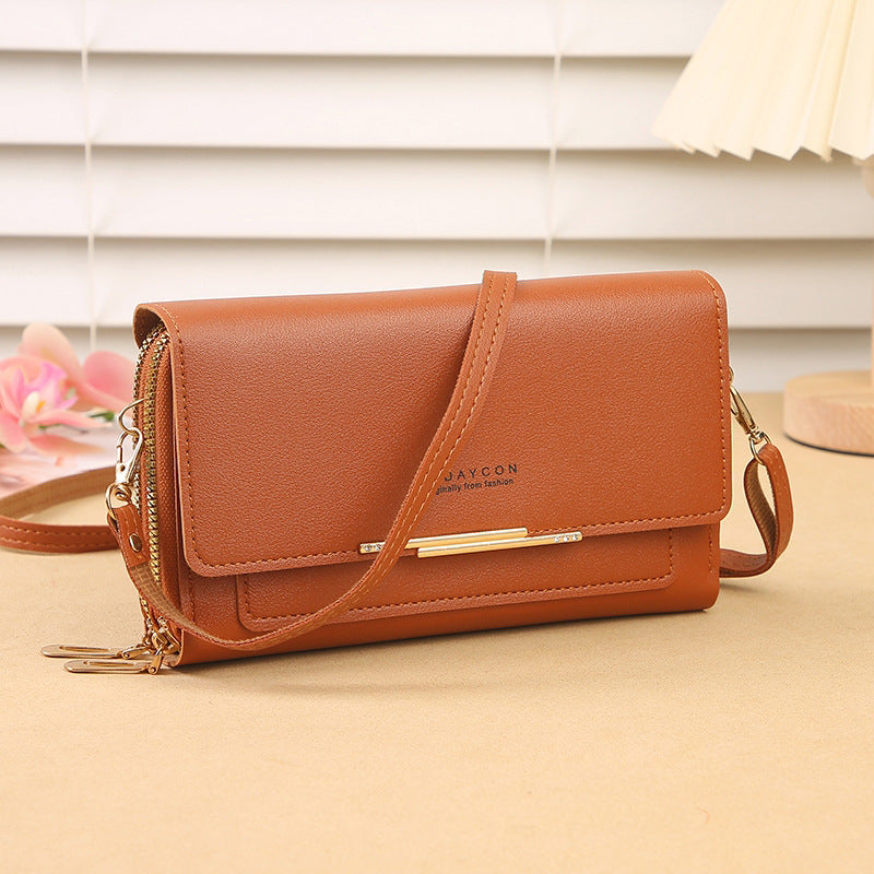 Women's Fashion Large Capacity Mid-length Clutch Ladies Wallet
