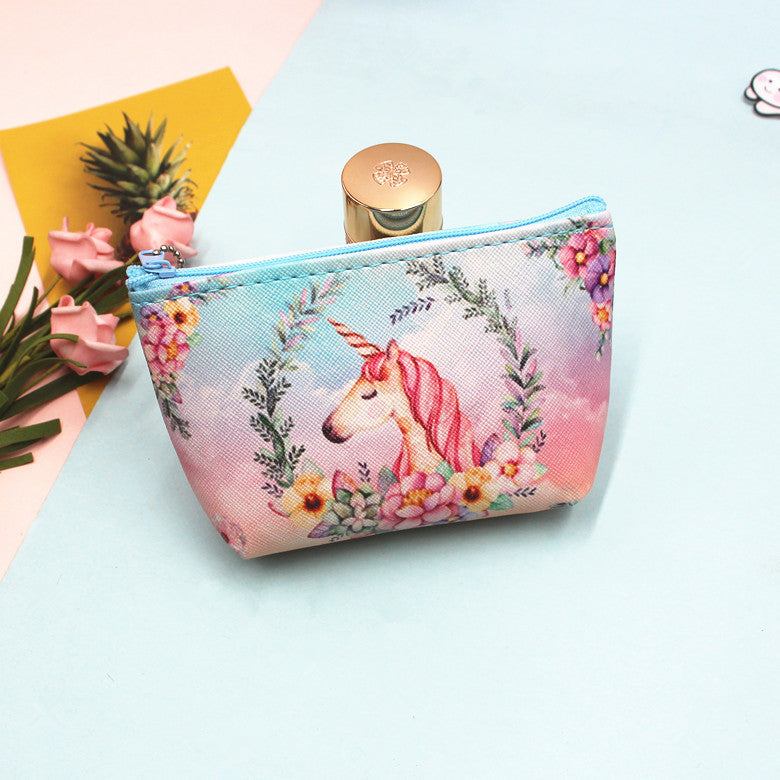 Women's & Children's & Cute Cartoon Unicorn Earphone Bags