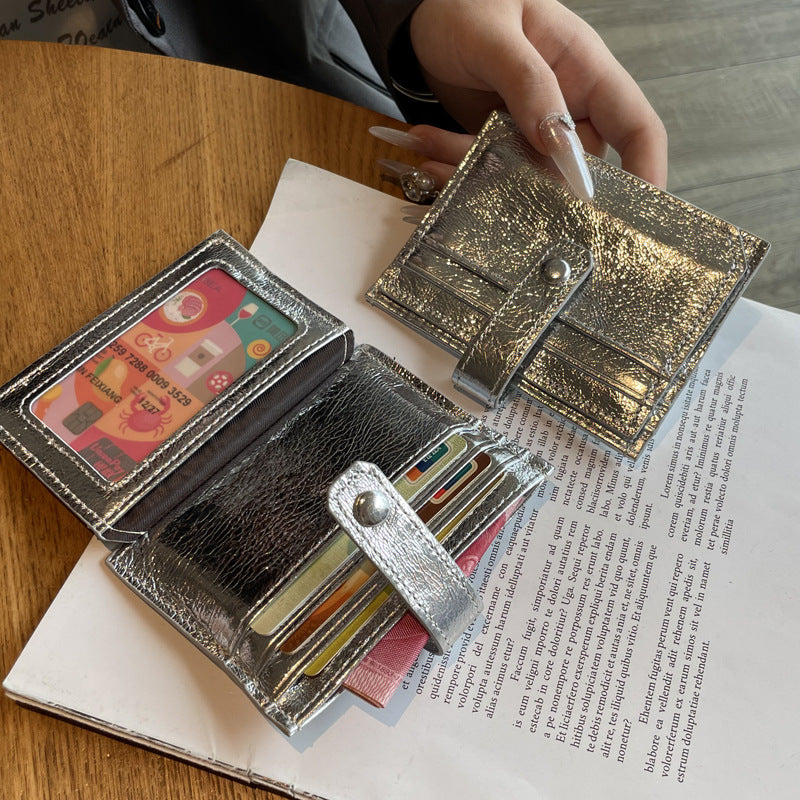 Women's Genuine Leather Thin Exquisite Cowhide Card Holder