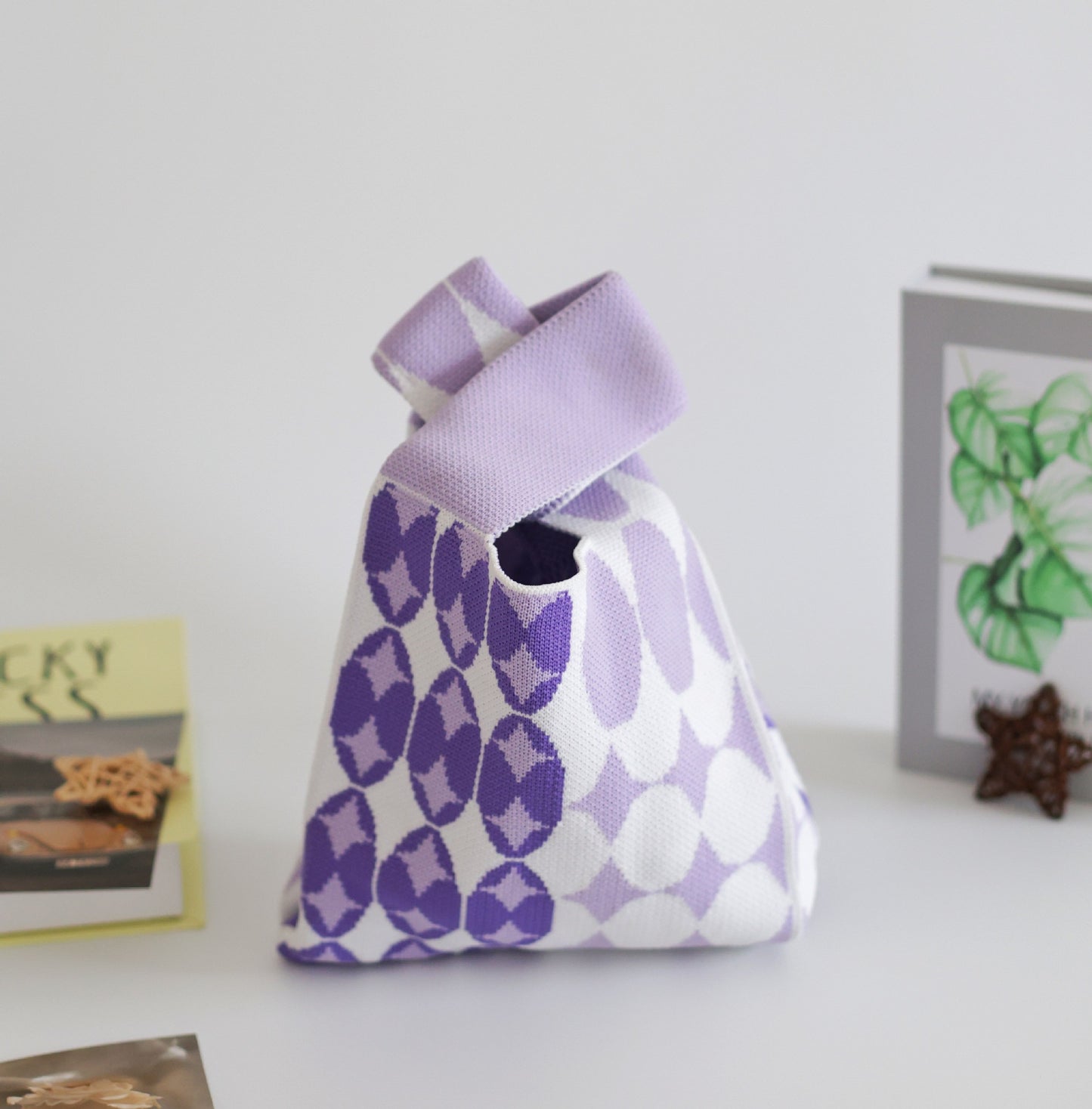 Unique Women's Knitted Woven Vest Simple Handbags