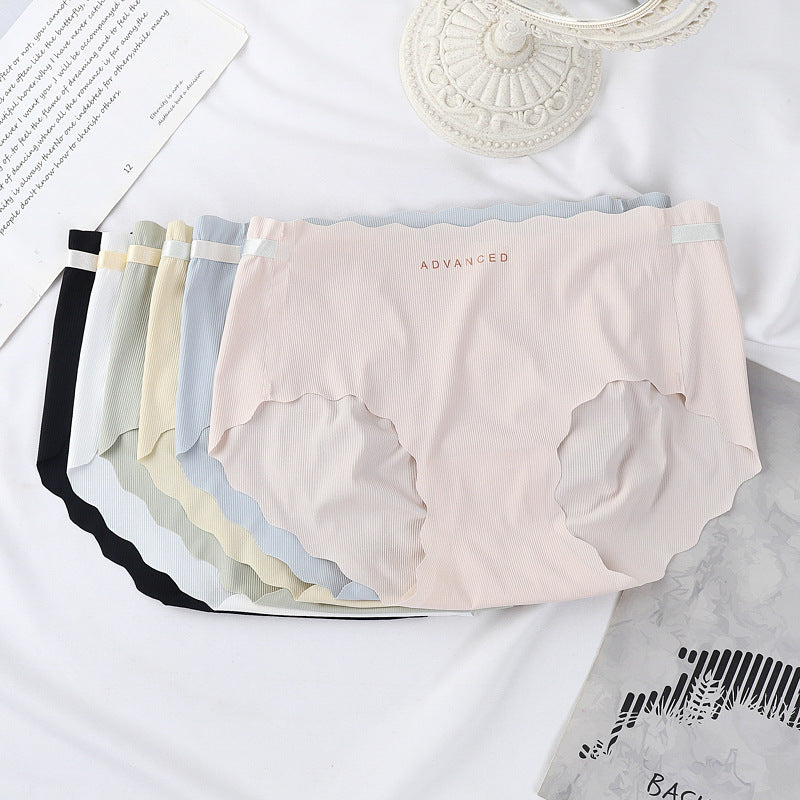 Women's Seamless One-piece Ice Silk Underwear Breathable Comfortable Panties