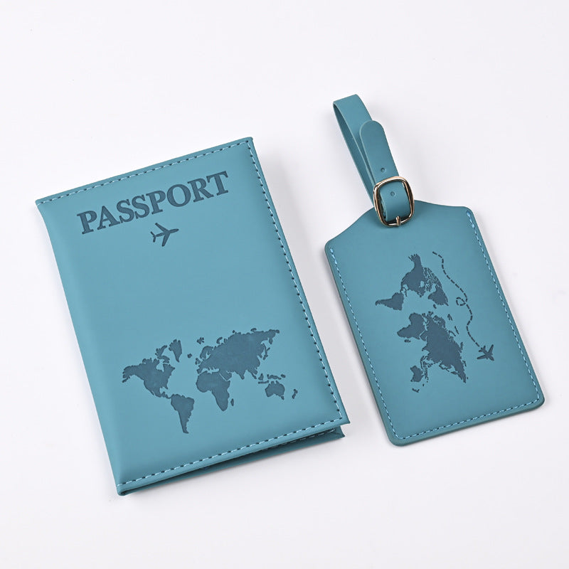 Change Map Style Passport Cover Tag Card Holder