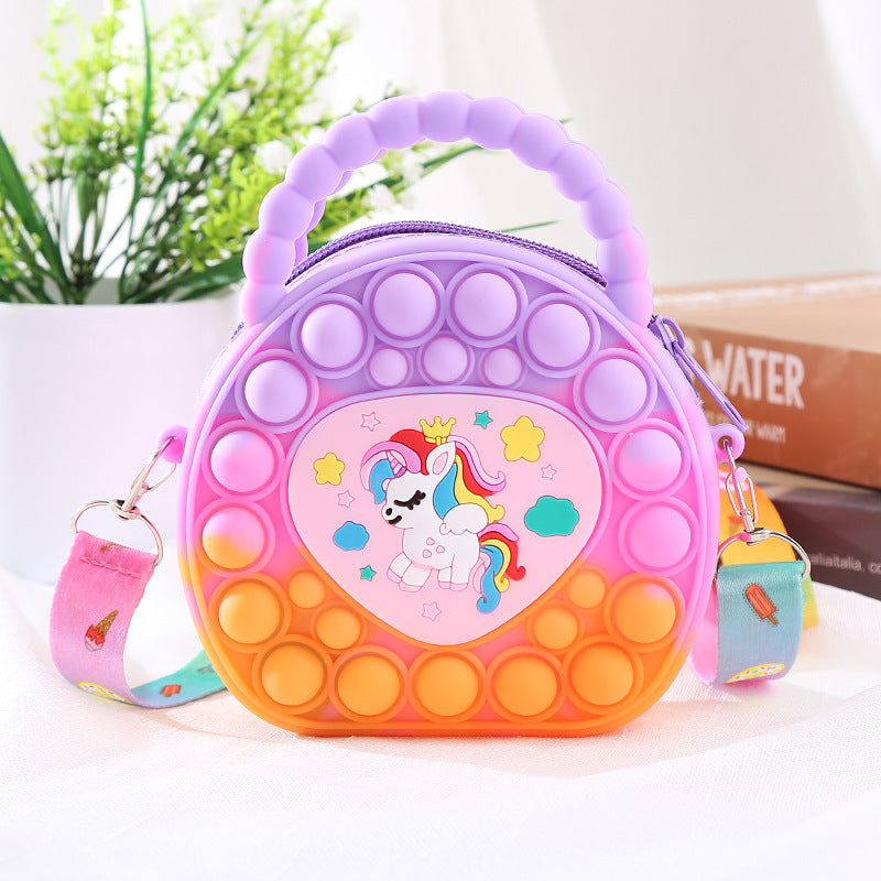 Mouse Killer Pioneer Cartoon Princess Silicone Decompression Coin Purses
