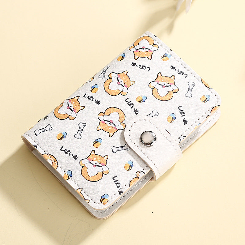Women's Cartoon Personalized Portable Multiple Slots Driving Card Holder
