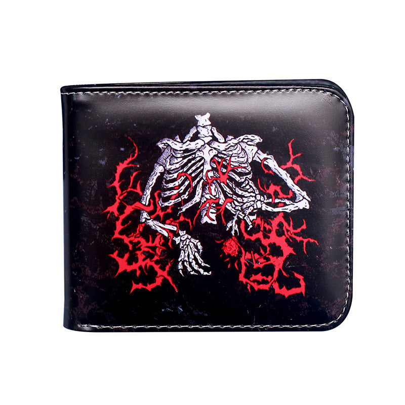 Skull Short Zipper Cartoon Anime To Coin Purses