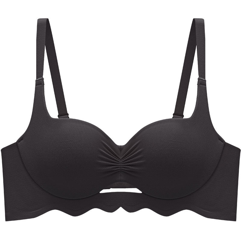 Sweet Small Chest Live Lifting Gathered Pleated Everyday Bras