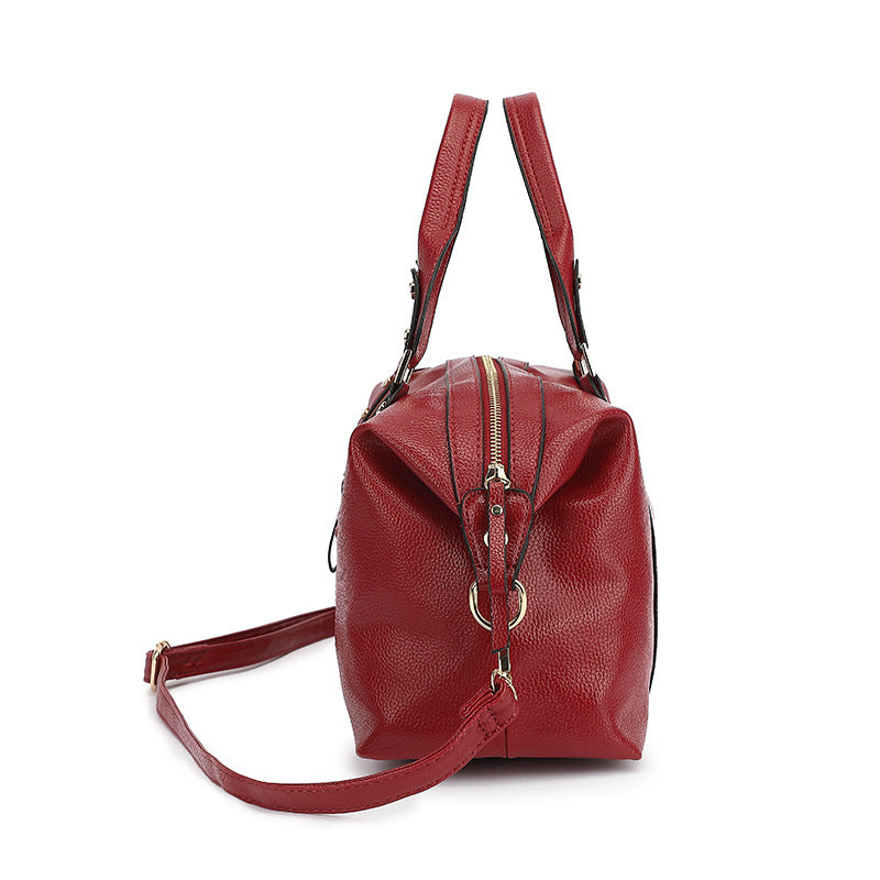 Women's Trendy Fashion Boston Portable Pillow Women's Shoulder Bag