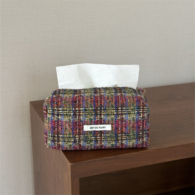 Entry Luxury Home Bedroom Living Room Fashion Tissue Box Large Makeup Bag