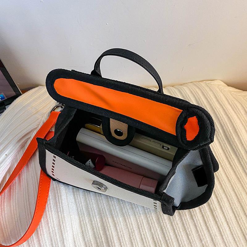 Women's Two-dimensional Fashion Chain Contrast Color Women's Shoulder Bag