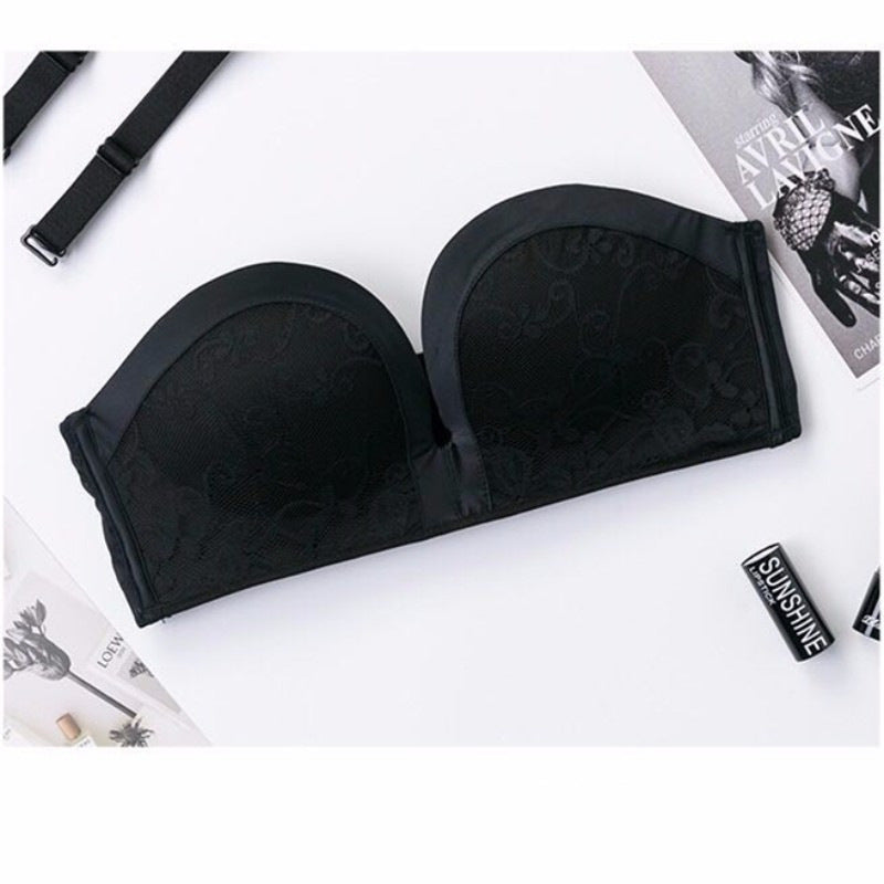 Lace Miracle Strapless Underwear Small Chest Gathered Without Everyday Bras