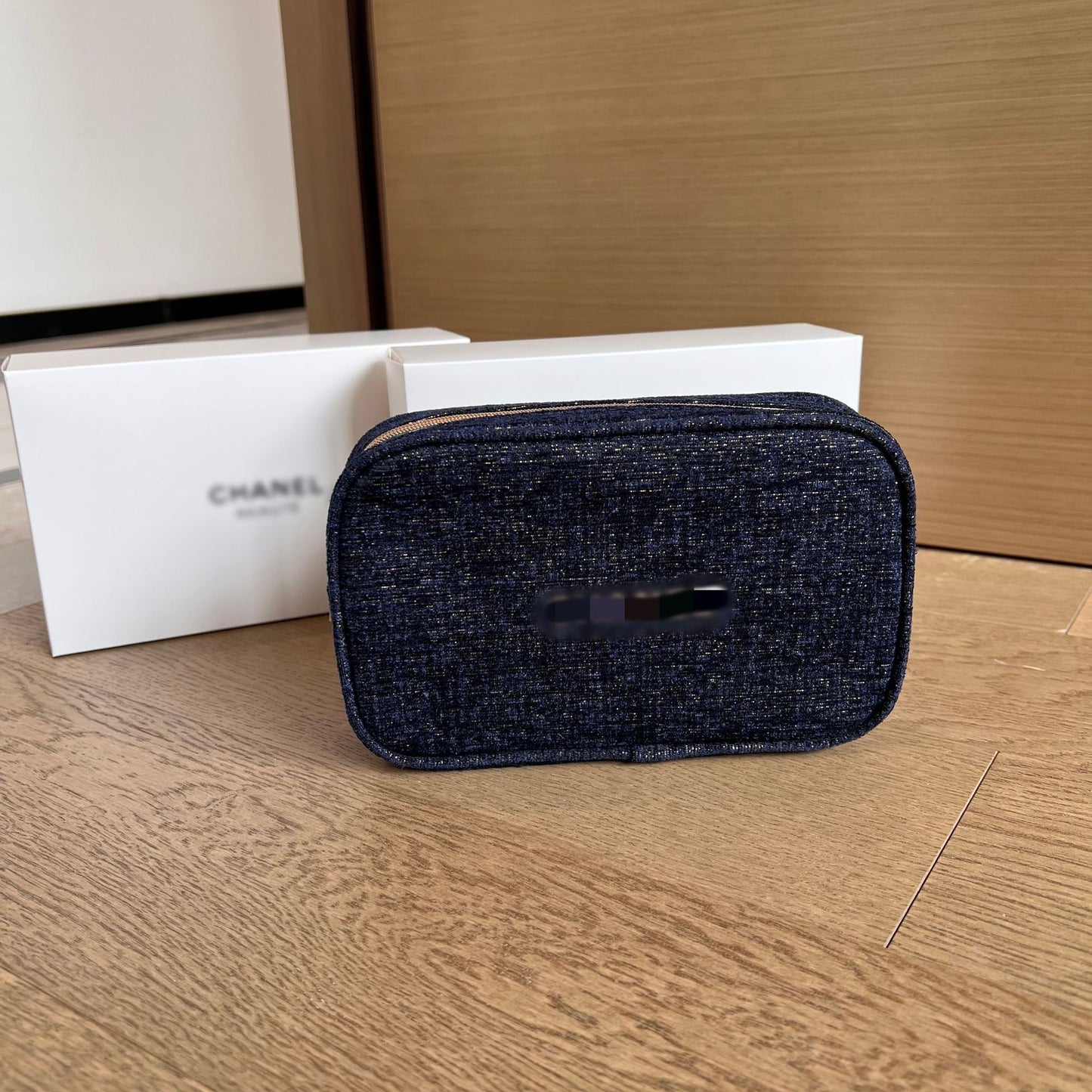 Counter Christmas Limited Gift Blue Platinum Cosmetic Bags