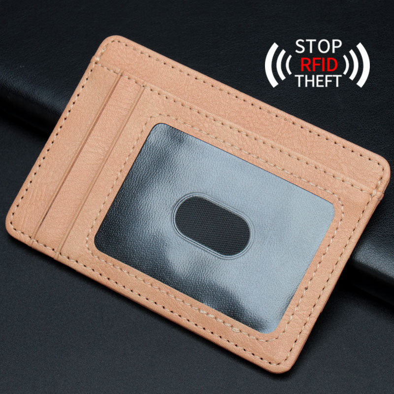 Slots Horizontal Vertical Bank Position Transparent Window Card Holder