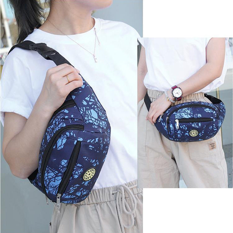 Men's Running Large Capacity Fashion Exercise Camouflage Oxford Men's Waist Packs