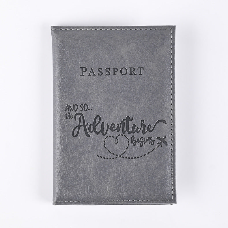 Grain Color Changing Passport Cover Ticket Card Holder