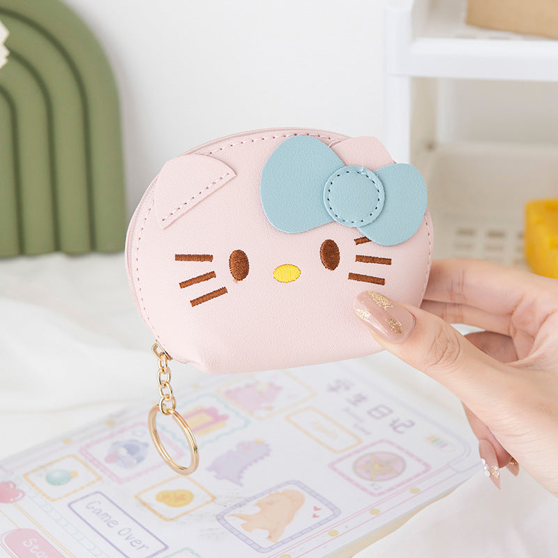 Women's Mini Zipper Storage Convenient Cartoon Coin Purses