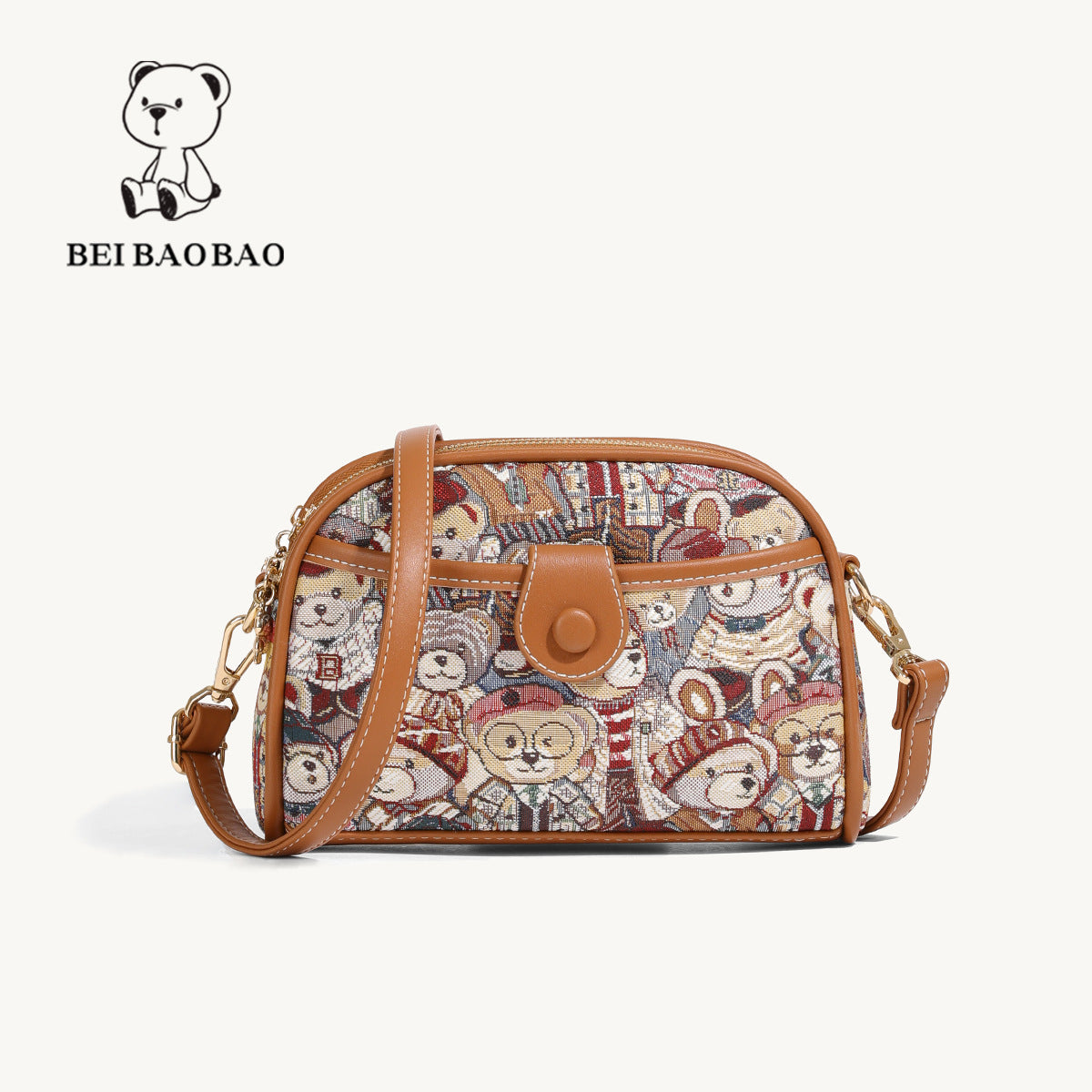 Versatile Source Summer Canvas Semicircle Fashion Women's Messenger Bag