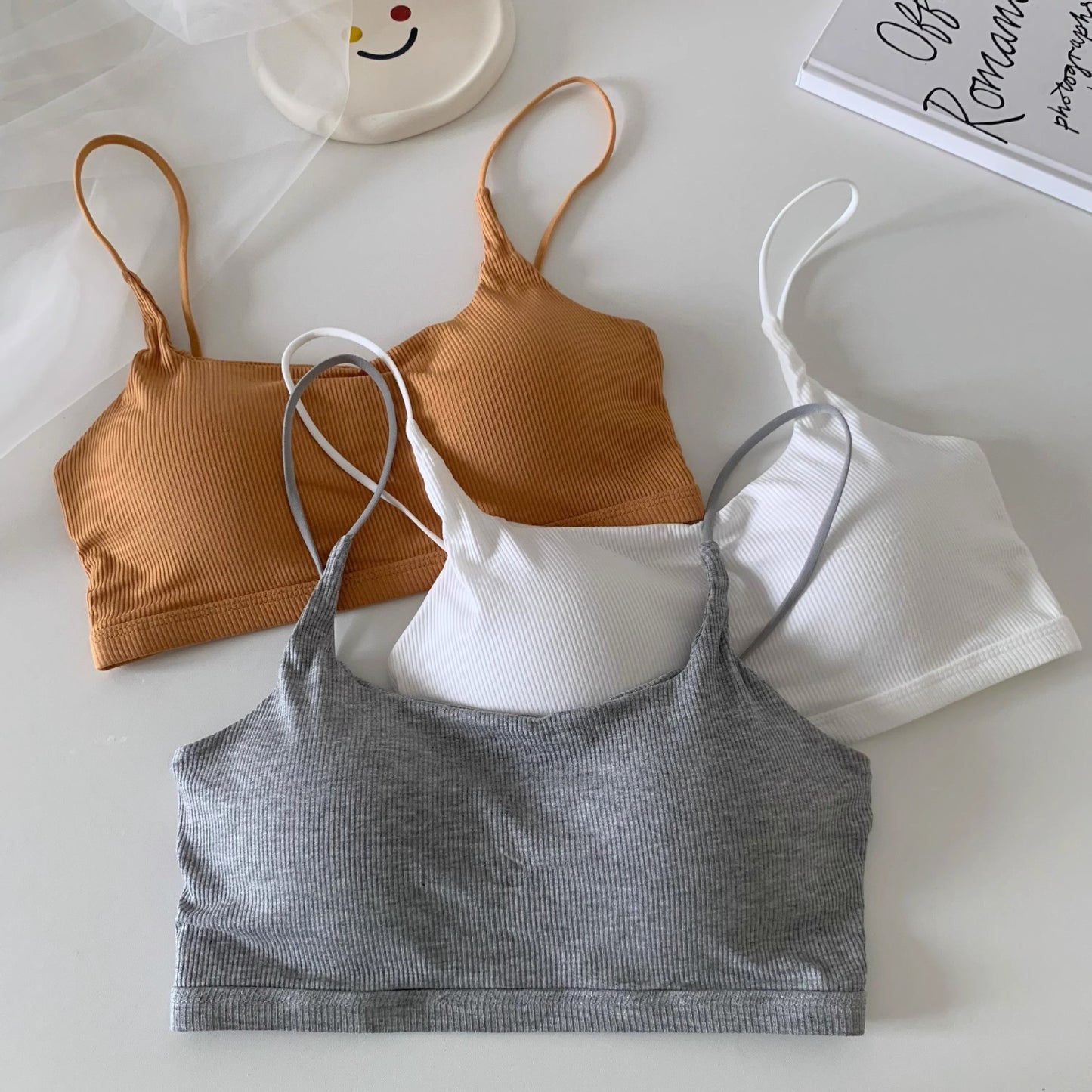 Women's Underwear With Chest Pad One-piece Tube Tanks Camis