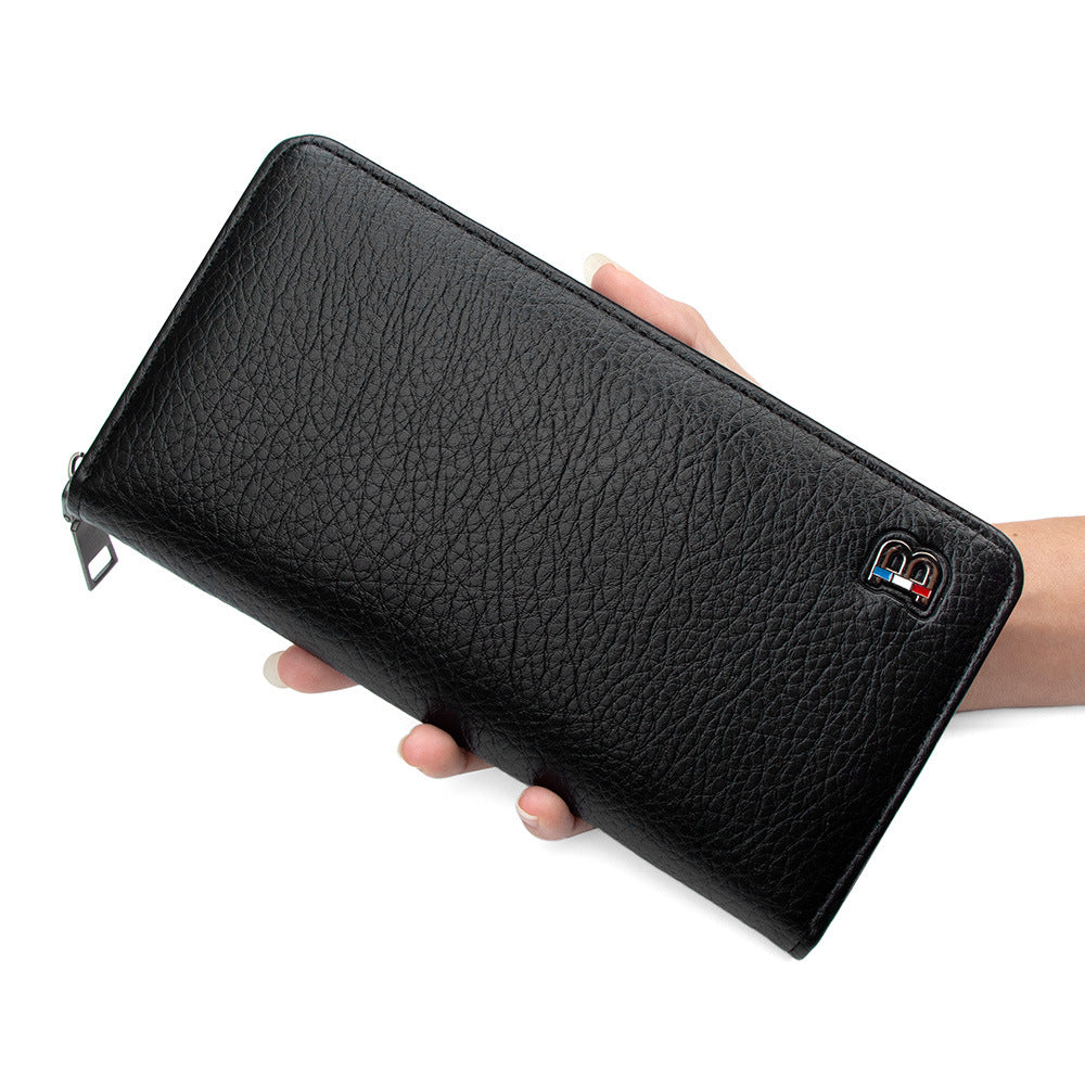 Men's Luxury Fashion Mid-length Clutch Large Capacity Bags