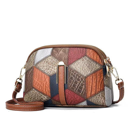 Elegant Women's Spring Embroidery Thread Mobile Phone Bags