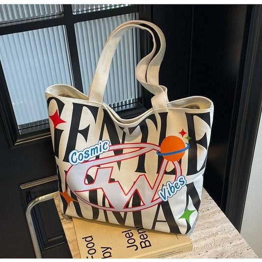 Women's Style Trendy Canvas Fashion Commuter Underarm Shoulder Bags
