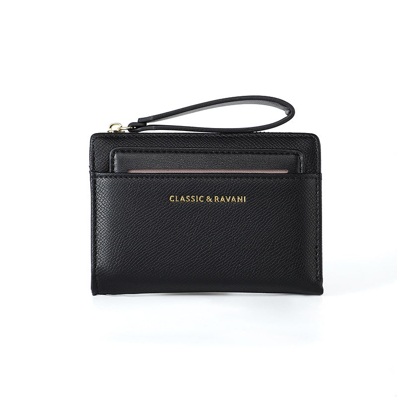 Women's Short Solid Color Summer Simple Zipper Ladies Wallets