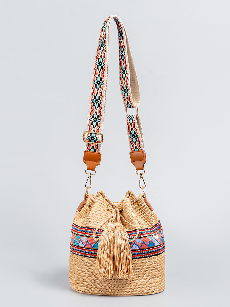 Women's Holiday Straw Beach High-grade Exquisite Seaside Shoulder Bags
