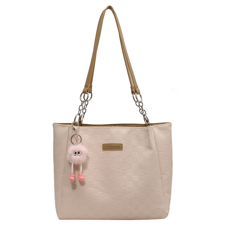 Women's Large Capacity Popular Commuter Retro Simple Shoulder Bags