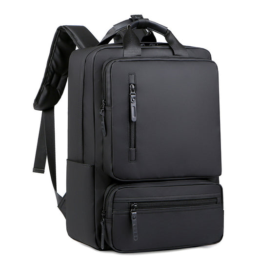 Men's Multifunctional Derm Computer Black College Style Backpacks