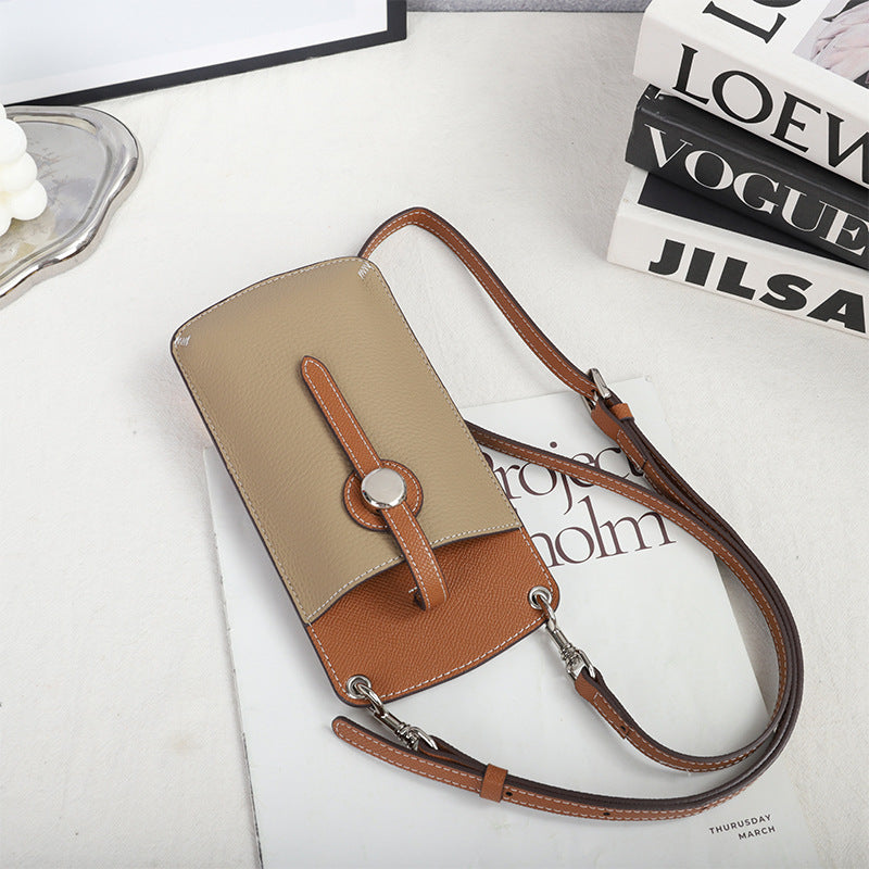 Genuine Leather Lightweight Summer Exquisite Mini Phone Bags