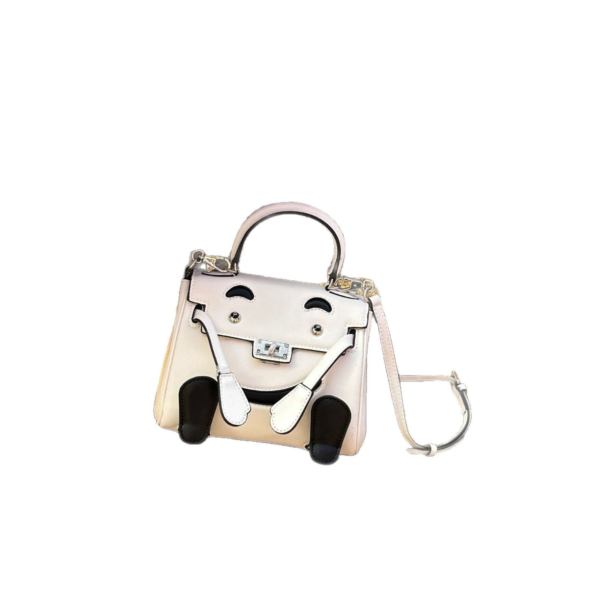 Smiley Face Kelly Portable Crocodile Pattern Bags