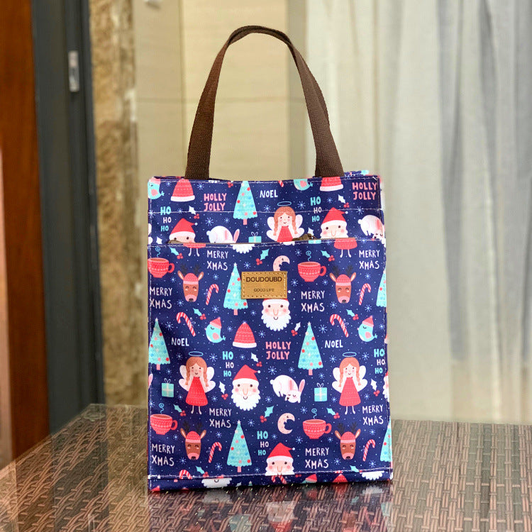 Running Volume Korean Style Waterproof Lunch Box Portable Handbags