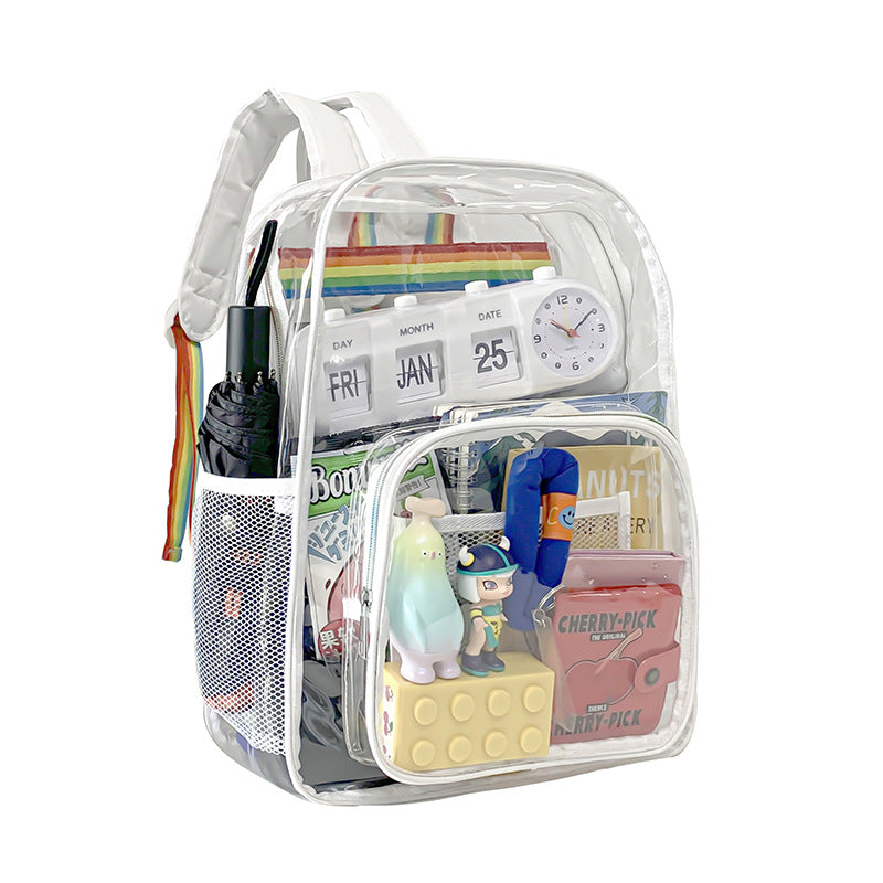 Graceful Trendy Charming Transparent Large Capacity Backpacks