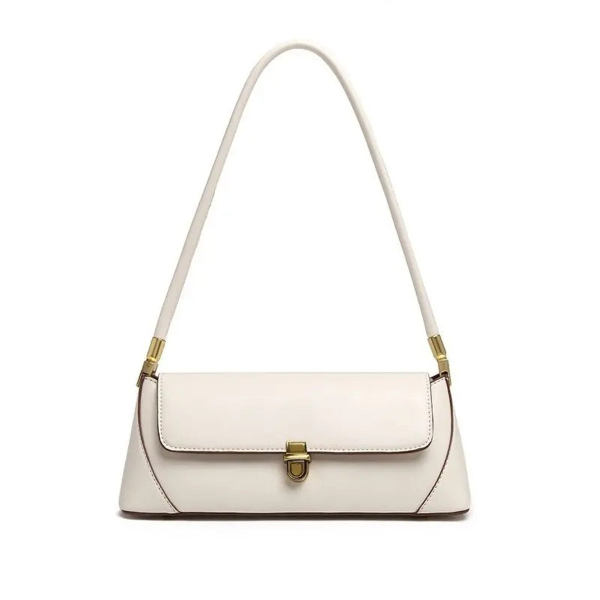 High-grade Western Style Stylish Textured Retro Baguette Underarm Bags