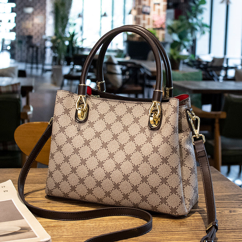 Women's Fashion Genuine Leather Large Capacity Handbags