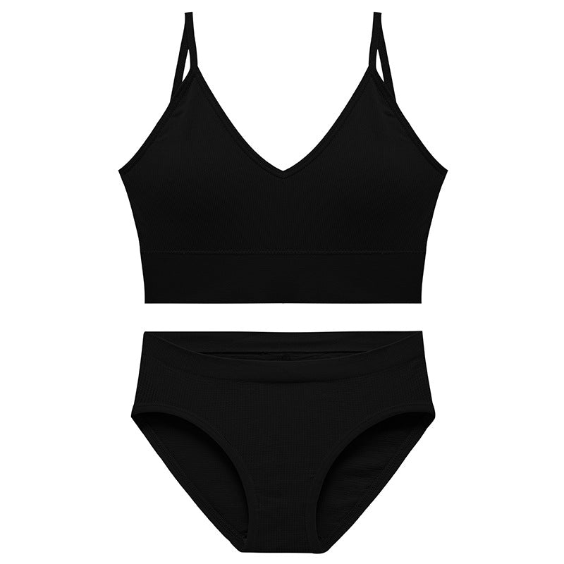 Women's Sexy Small Chest Push Up Base Lingerie Sets